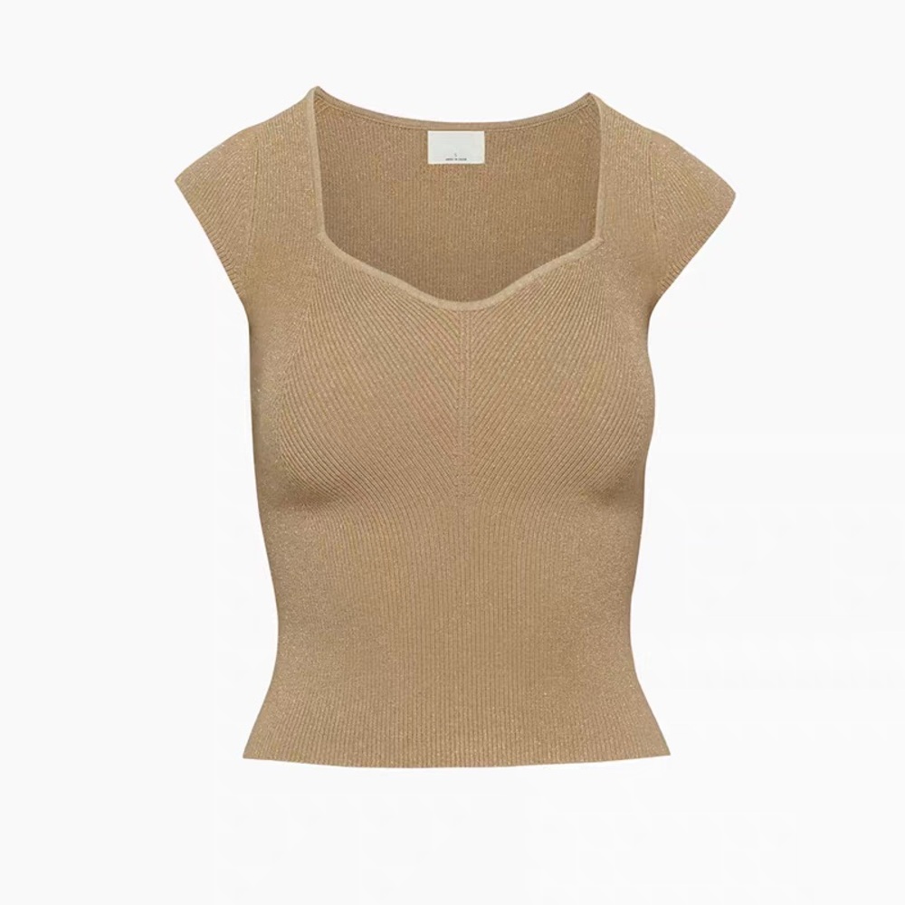 Aritzia Tan Women's Blouse - Picture 5 of 8